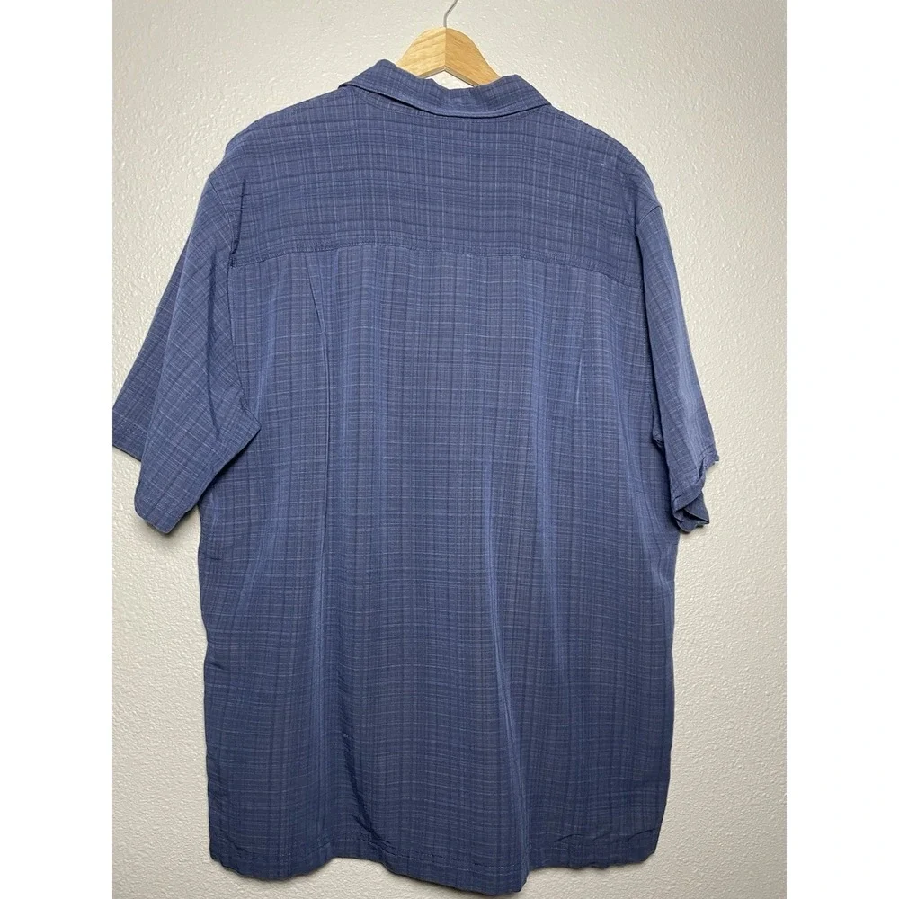 5.11 Tactical Shirt Mens Large Blue Short Sleeve Covert Casual Snap Vented 71170